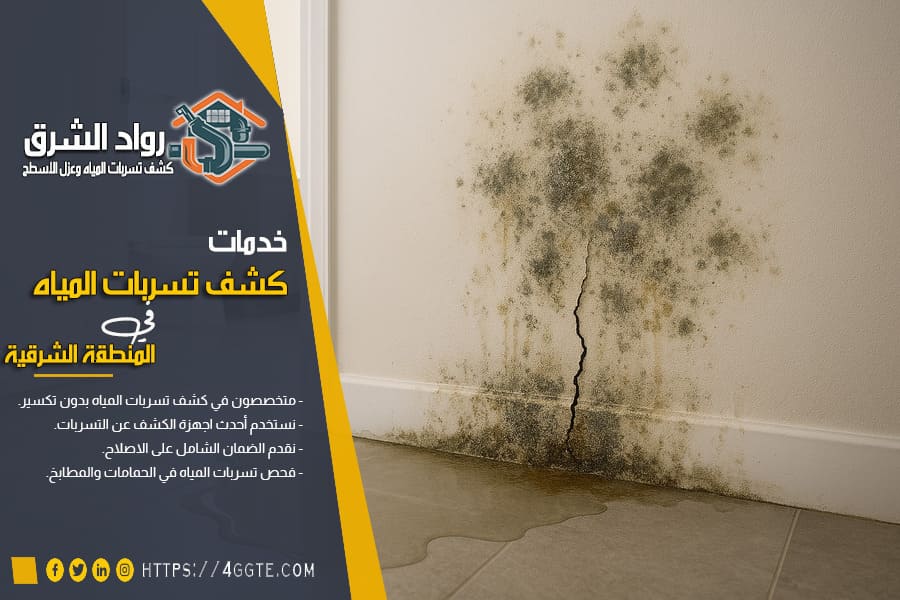 تصليح تشققات الجدران بالدمام بعد كشف التسربات