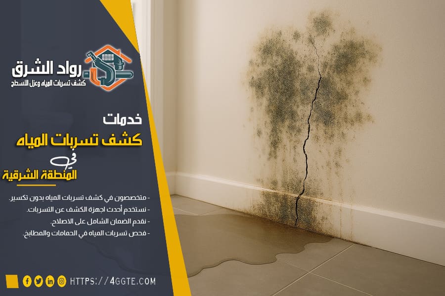 اصلاح تشققات الجدران بسبب تسربات المياه في الدمام