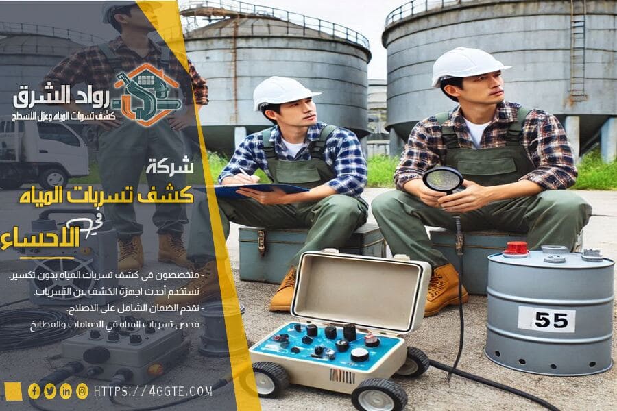 أهمية كشف تسربات خزانات المياه بالاحساء